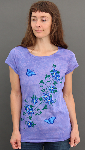 Clematis Relaxed Cap Sleeve Top
