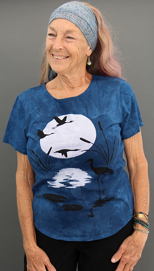 Crane Round Hem Short sleeve top